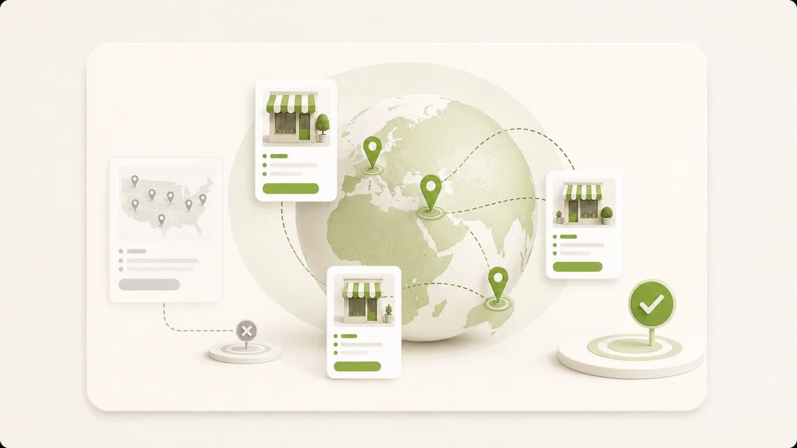 Flat illustration of lead data coverage across countries